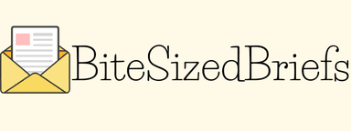 BiteSizedBriefs Logo Dark on transparent background